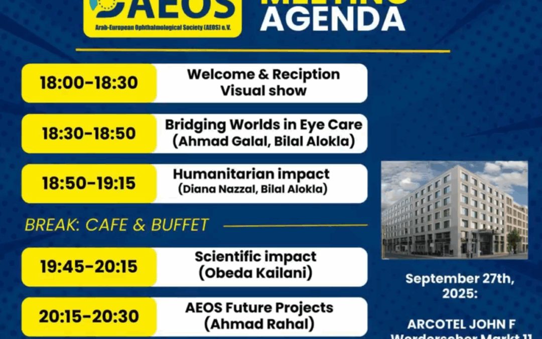 AEOS Annual Meeting – Registration Now Open
