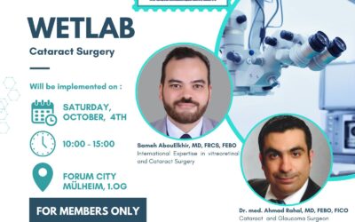 Upcoming Wetlab: Cataract Surgery Training