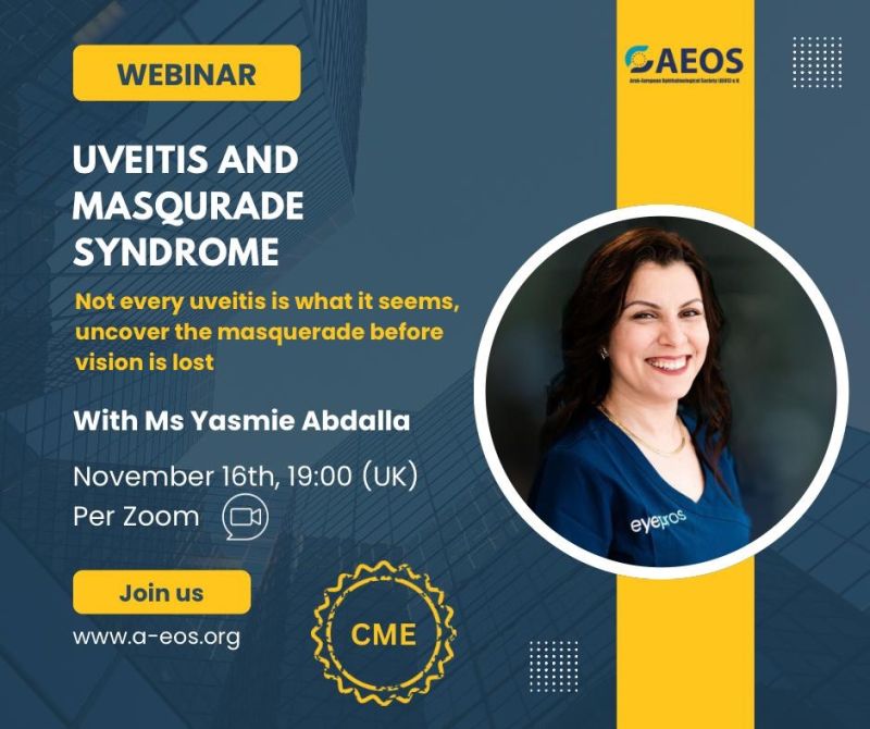 Uveitis and Masquerade Syndrome: A Live Educational Evening with Yasmine Abdalla